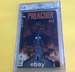 MUST SEE auto CGC SS 9.8 Preacher #1 Ennis Fabry holder issue signed 13 4 2 5