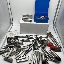 Machinist tool lot Flutes Lathe Metal Huge Lot Must See Over 100 pieces