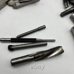 Machinist tool lot Flutes Lathe Metal Huge Lot Must See Over 100 pieces