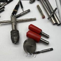 Machinist tool lot Flutes Lathe Metal Huge Lot Must See Over 100 pieces