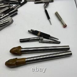 Machinist tool lot Flutes Lathe Metal Huge Lot Must See Over 100 pieces