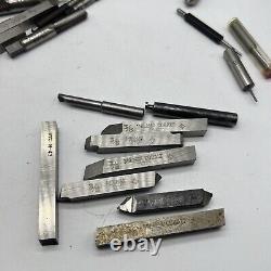 Machinist tool lot Flutes Lathe Metal Huge Lot Must See Over 100 pieces