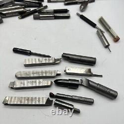 Machinist tool lot Flutes Lathe Metal Huge Lot Must See Over 100 pieces