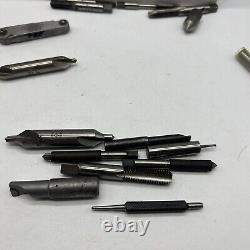 Machinist tool lot Flutes Lathe Metal Huge Lot Must See Over 100 pieces