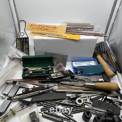 Machinist tool lot Flutes Parts And More Metal Huge Lot Must See Over 100 pieces