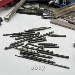 Machinist tool lot Flutes Parts And More Metal Huge Lot Must See Over 100 pieces