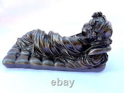 Magnificent 18c French Bronze Statue On Marble Base'must See