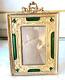 Magnificent 1900's French Enameled Bronze Picture Frame'must See
