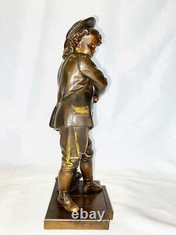 Magnificent 19c French Bronze Signed Bouret'must See