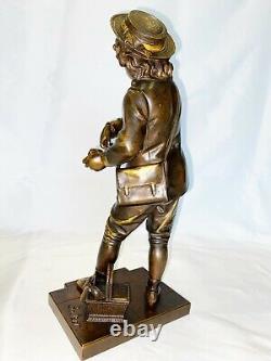 Magnificent 19c French Bronze Signed Bouret'must See