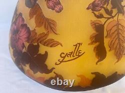Magnificent Large Galle 1900's Lamp Shade'must See