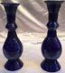 Magnificent Pair Of French 1900's Inlaid Lapis Lazula Vases Must See