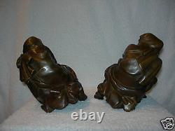 Magnificent Pair of 19th c Orientalism French Bronze Figurines, must see