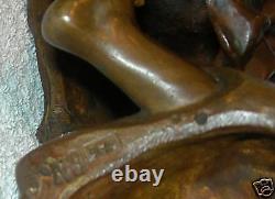 Magnificent Pair of 19th c Orientalism French Bronze Figurines, must see