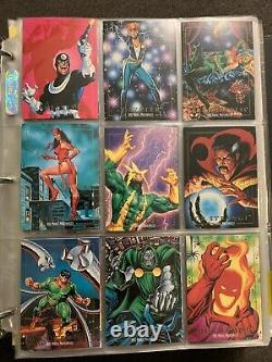 Marvel And DC Comics Cards. HUGE lot! Including Complete Sets-1990s -MUST SEE