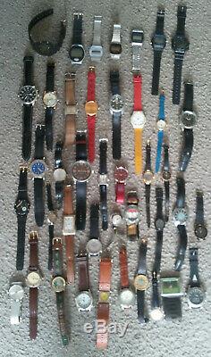 Massive watch collection including tools, spares, batteries, and more. Must see