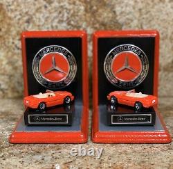 Mercedes Set of Bookends Custom Made MUST SEE Amazing