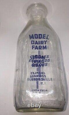 Milk Bottle Lot Of 4 Collectable Super Clean Intant Collection Really Must See
