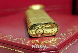 Mint! Cartier'the Oval' Lighter 18kt Gold Plated Must See! 9.5/10