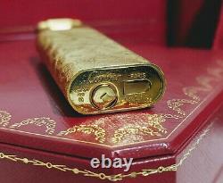 Mint! Cartier'the Oval' Lighter 18kt Gold Plated Must See! 9.5/10