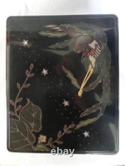 Must-See 10 Images Wooden Atsushi Lacquerware With Mother-Of-Pearl Phoenix Tea H