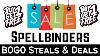 Must See Bogo Steals U0026 Deals Sale At Spellbinders U0026 Crafty Haul Papercraft Cardmaking