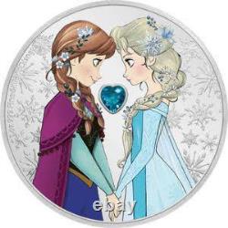 Must-See For Fans 2020 Frozen Ounce Silver Coin With Jewels/ Niue