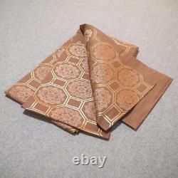 Must-See Model Worn Pure Silk Used Nishijin-Ori Tailored Bag Obi 141