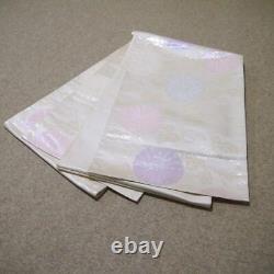 Must-See Model Worn Pure Silk Used Nishijin-Ori Tailored Bag Obi 249