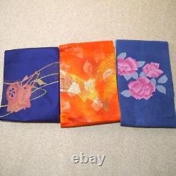 Must-See Pure Silk Nagoya Obi 5 Pieces No. 104