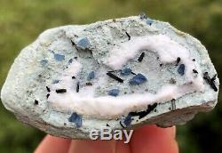 Must See! Rare Benitoite Crystals with Neptunite & Joaquinite, Dallas Gem Mine