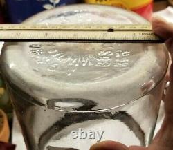 Must See! Rare One Gallon A. G. Smalley 1898 Handled Tin Top Extremely Rare