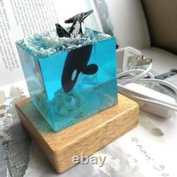 Must see orca resin handmade Sea figure figure miscellaneous goods collec