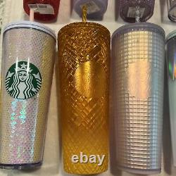 NEW 18 Starbucks Studded Venti & Grande Cold Cup Tumbler! MUST SEE