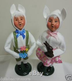 NEW BYERS' Choice 10 2016EASTER GIRL & BOY BUNNIES #2213B&2214B Must See! F/S
