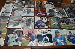 NICE NEW YORK METS AUTOGRAPH 8x10 PHOTO COLLECTION! 29 TOTAL! MUST SEE