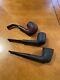 NOS CITY CLUB ESTATE PIPES LOT OF 3 Billiard Oom Paul UNSMOKED MUST SEE