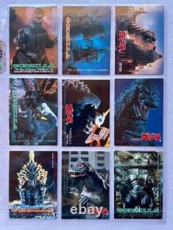 Near complete set 1995 JPP Amada Godzilla Trading Cards + Holograms MUST SEE