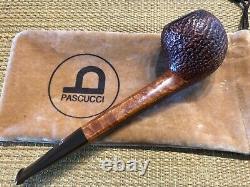 New, Unsmoked Mario Pascucci Pipe, Sandblasted Briar, Must See