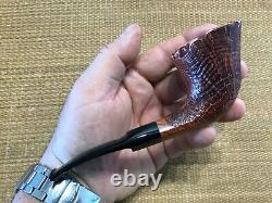 New, Unsmoked Mario Pascucci, Sandblasted Briar With Plateau, Must See