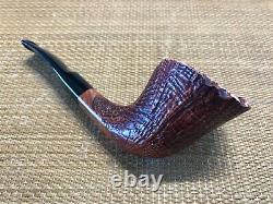 New, Unsmoked Mario Pascucci, Sandblasted Briar With Plateau, Must See