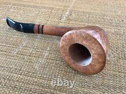 New, Unsmoked! Viprati Pipe, 3 Clovers Grade, Bent Dublin Pipe, Must See