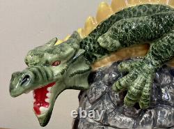 New in Box MUST-SEE Dragon Ceramic Cookie Jar Spectacular