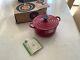 Nib Authentic Le Creuset 2quart 2501-b(18) Red Rouge Pot & LID Must See No Res