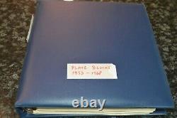 Nice 1953-1968 Plate Block Stamp Collection In 3 Ring Binder! Must See