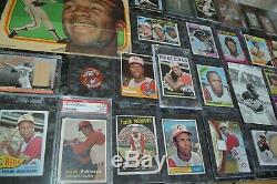 Nice Frank Robinson Baseball Card Collection! Must See! 1957 Topps Rc Psa8 Oc