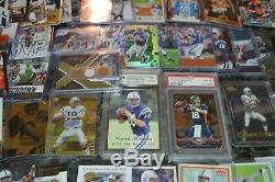 Nice Peyton Manning Football Card Collection! Must See