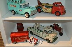 Nice Vintage Tin Truck Collection! Must See