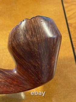 Nording Freehand Estate Pipe Denmark Large Bent Billiard Gorgeous Grain Must See