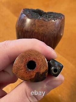 Nording Freehand Estate Pipe Denmark Large Bent Billiard Gorgeous Grain Must See